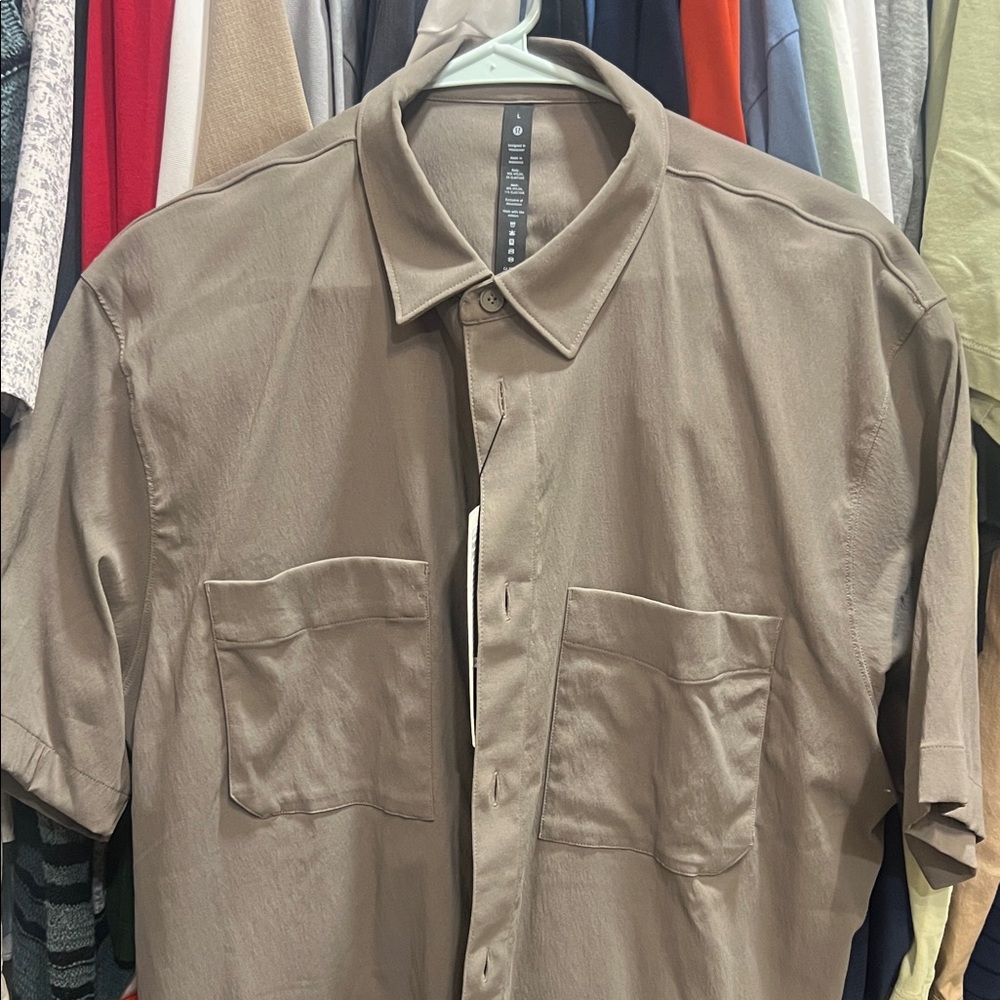 lululemon athletica Tan Men's Shirt